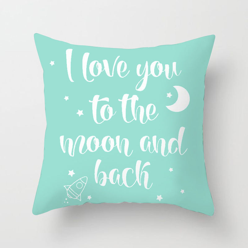 Star Moon Cartoon Pillowcase