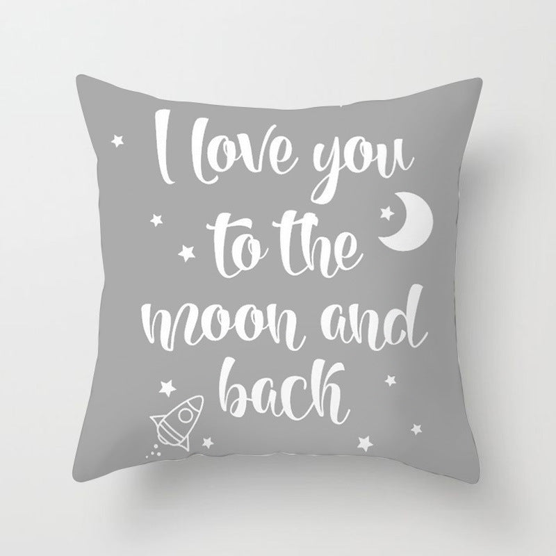 Star Moon Cartoon Pillowcase